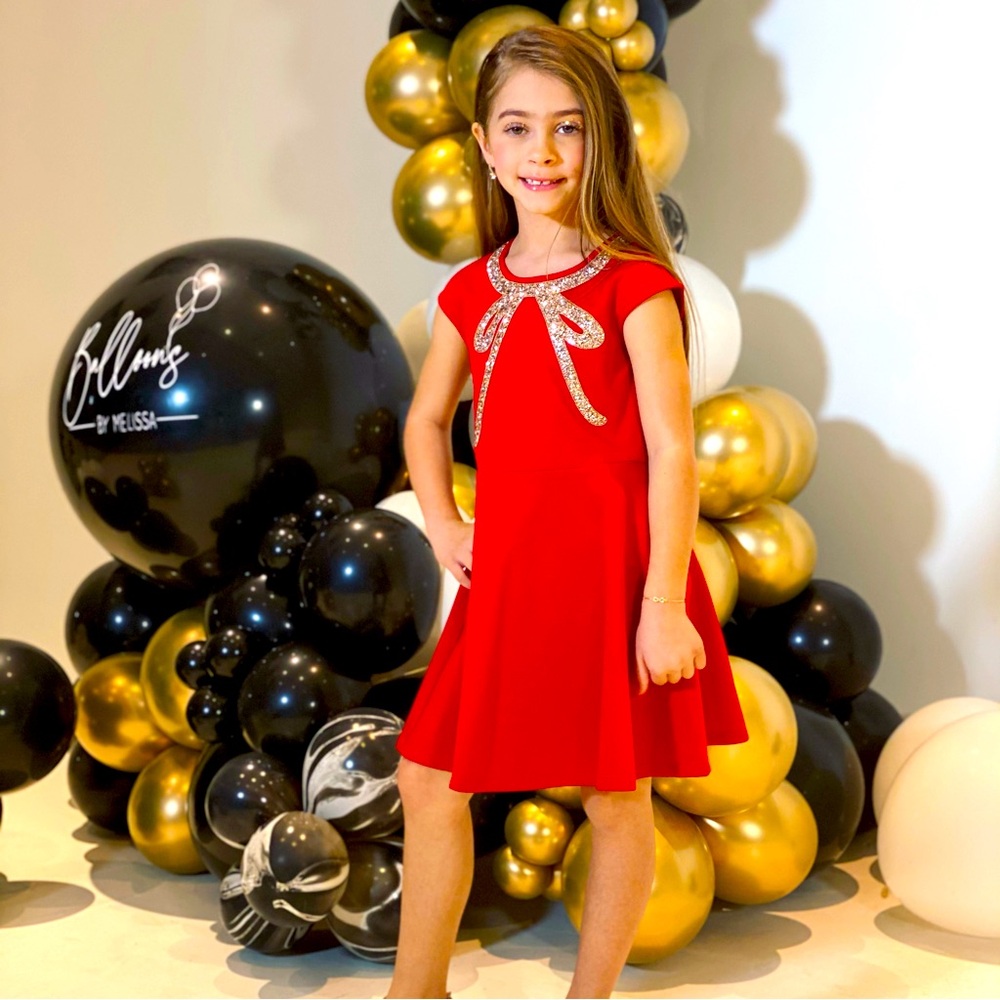 Christmas Red Dress with a little frosting ❤️🎄🎁🎅